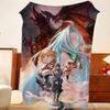 Game G-Granblue F-Fantasy Throw Flannel Throw Blanket, Lightweight Cozy, Durable Washable Cute Cool