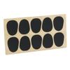 Silicone Mouthpiece Pad Great Feeling Protective Soft Mouthpiece Cushion for Music Playing Saxophone Black 0.5