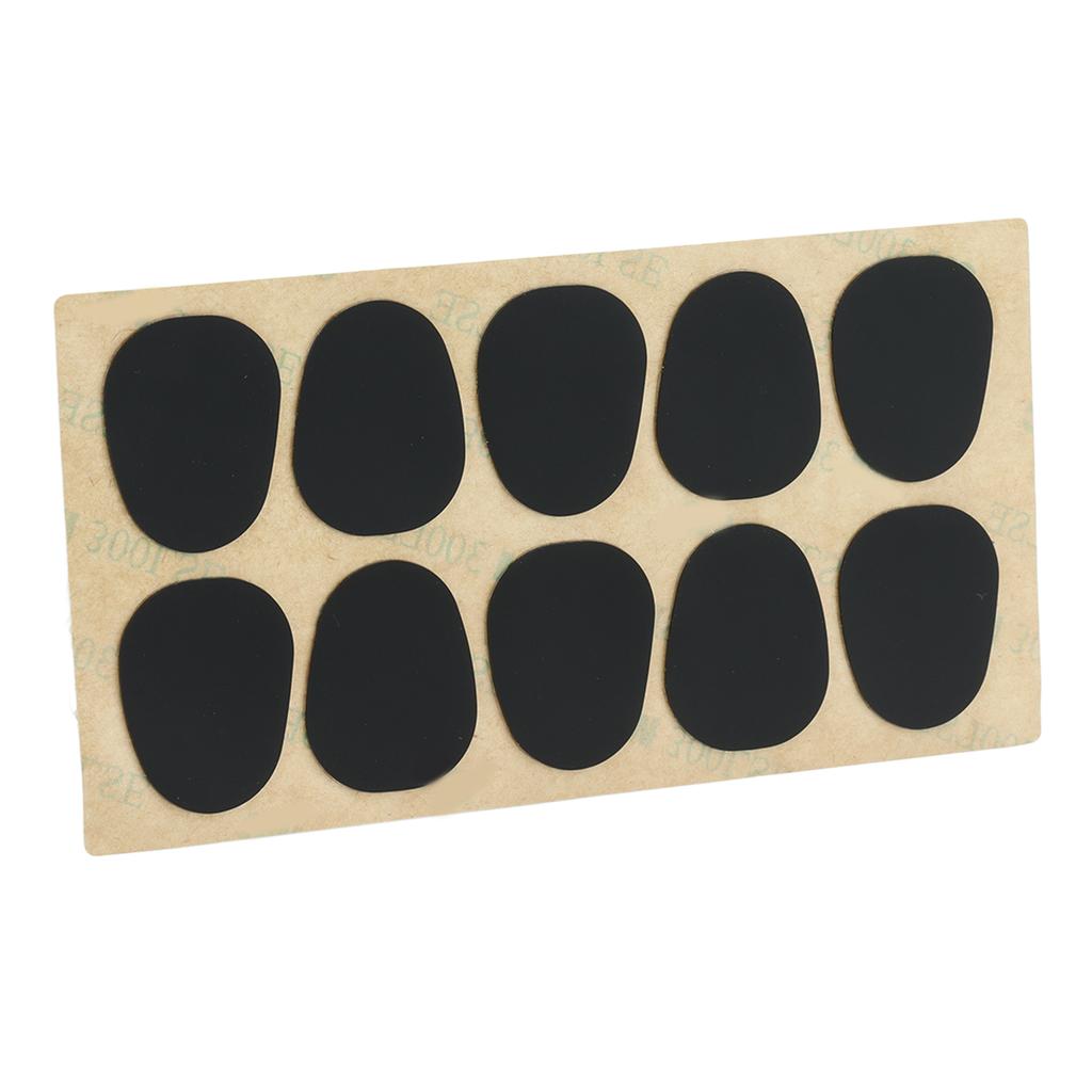 Silicone Mouthpiece Pad Great Feeling Protective Soft Mouthpiece Cushion for Music Playing Saxophone Black 0.5