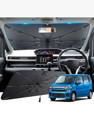 Wagon R Dedicated Umbrella 6th Generation Models Sunshade for Wagon R Suction No Wagon R Pull Cord Umbrella Storage Pouch Reinforced 10 Rearview