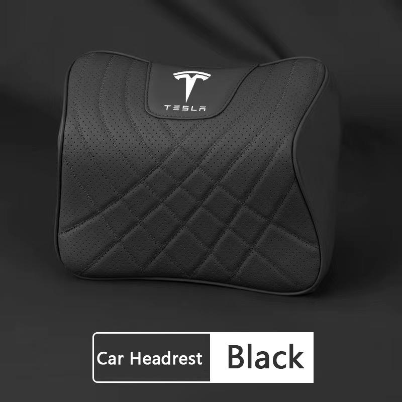 

Car Rest Neck Pillow For Tesla Model X / S / Y Juniper 3 Highland Car Headrest Lumbar Support Memory Foam Seat Cushion Cover Pad