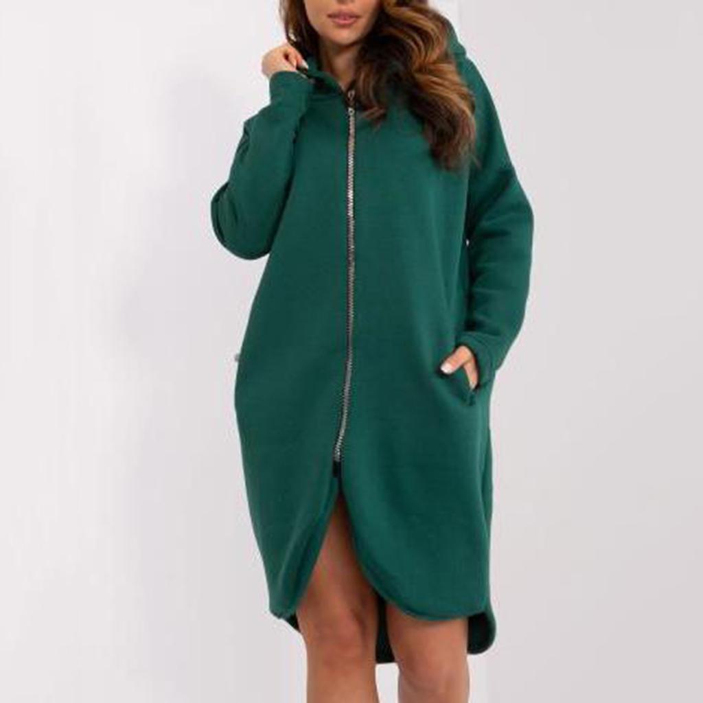 Women's Fashion Casual Solid-color Long-sleeved Cardigan Jacket