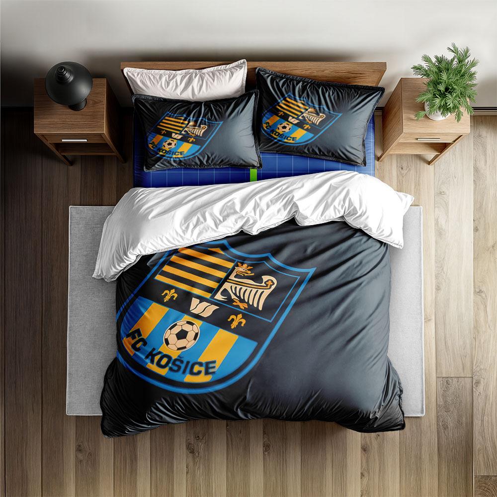

FK Košice sk Duvet Cover Set King Queen Double Full Twin Single Size Bed Linen Set 135x200cm
