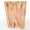Wooden Letters Piggy Bank DIY Creativity Coin Banknotes Children's Money Box Funny Money Organizer Storage Box Home Decors