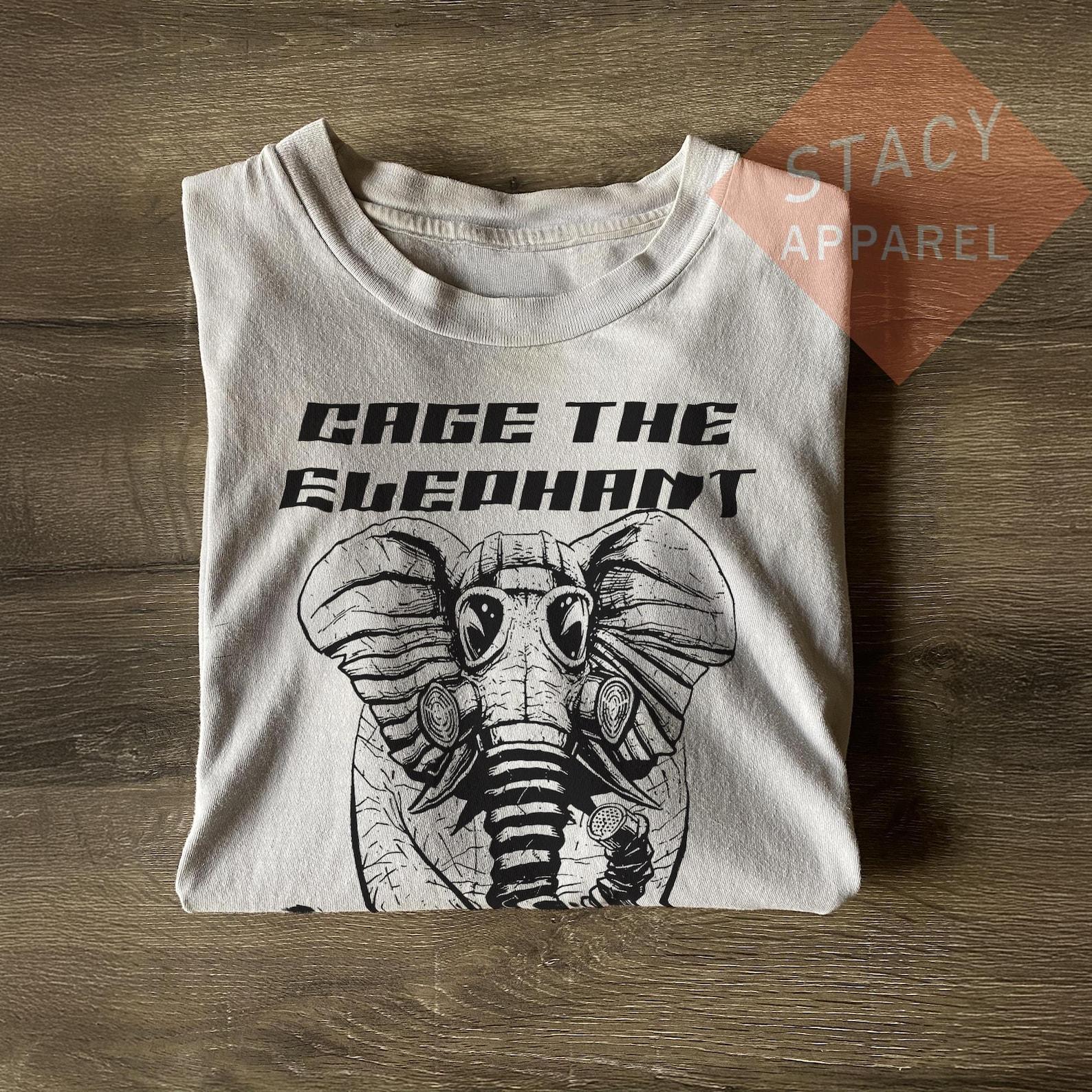 Limited Cage the Elephant Unisex Tee - CTE Custom Heavy Cotton T-Shirt S