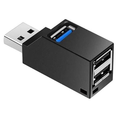 TRkin USB Hub Direct Plug 3 Ports 1 USB Port Expansion Combo Hub Ultra Small Bus Powered USB Port High Speed Data Transfer Portable Features Compact