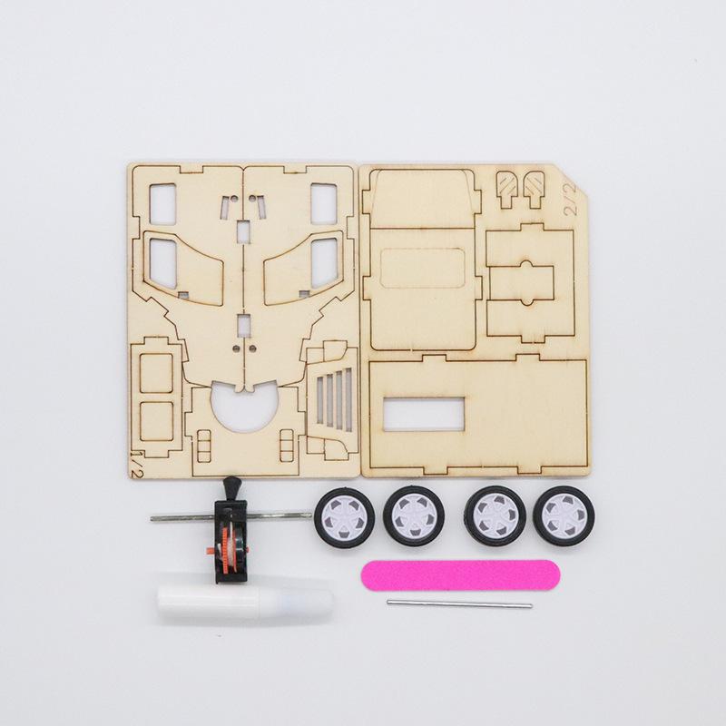 DIY Flywheel Car Kit for Toddler & Student Science Experiments