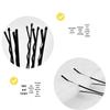 Black U-Shaped Hairpin Clip for Thick Hair - Bun Fixation Hair Accessory