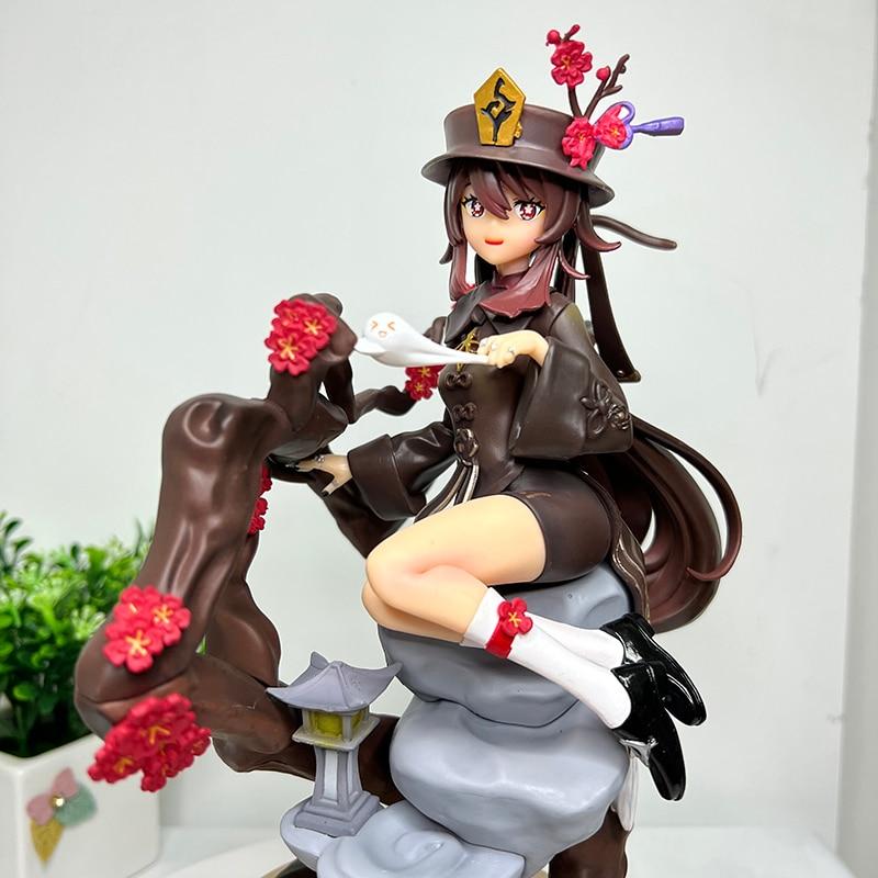 Anime Figure Genshin Impact Klee Hibana Knight Action Figure Paimon Keqing Figurine Model Doll Toys