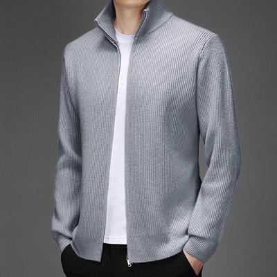 Men's High-Neck Knit Cardigan Sweater - 2024 New Spring/Autumn Outerwear