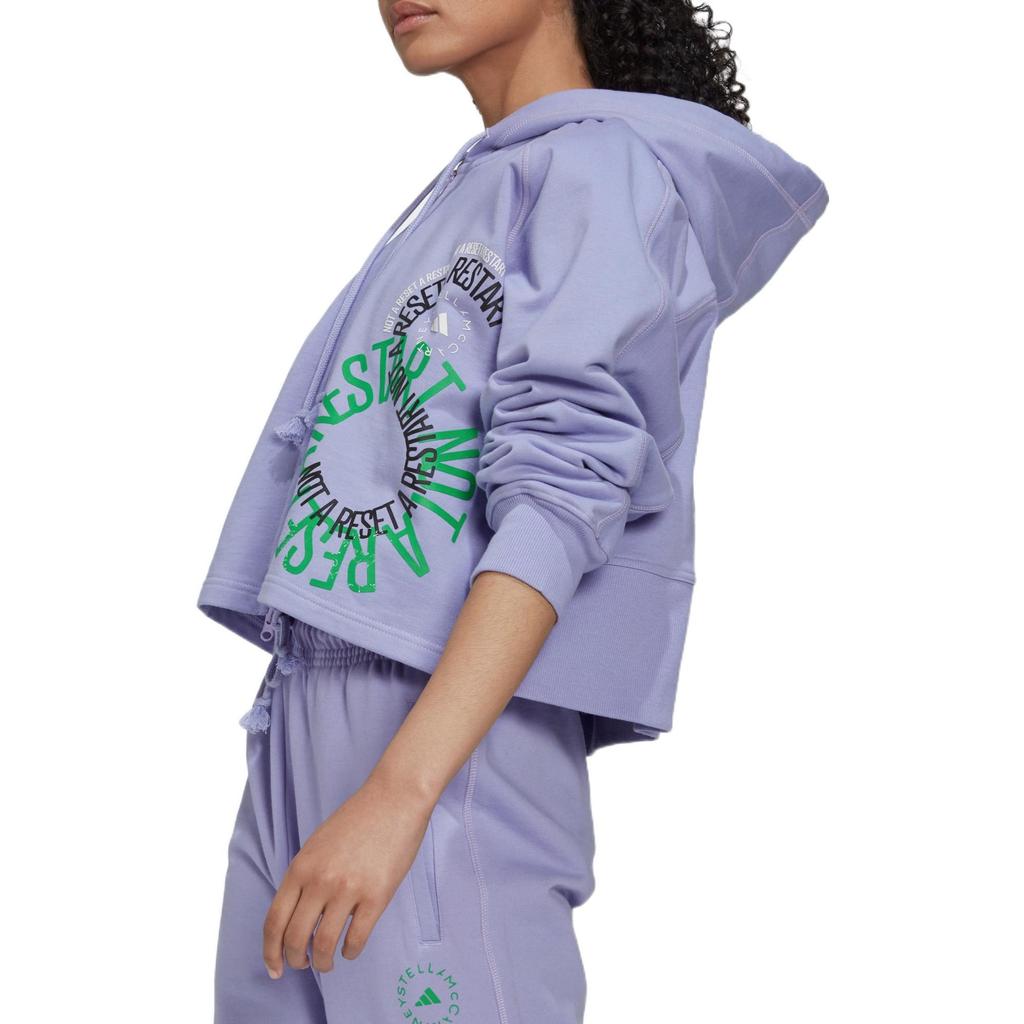adidas X Stella McCartney Jackets Women's Purple Hooded Moderate Other IB5892