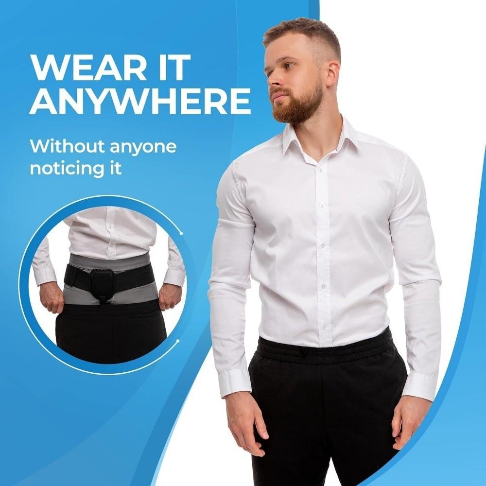 Breathable Hernia Truss Belt Recovery Strap Hernia Guard Man Support Groin Support Belt  Daily Use
