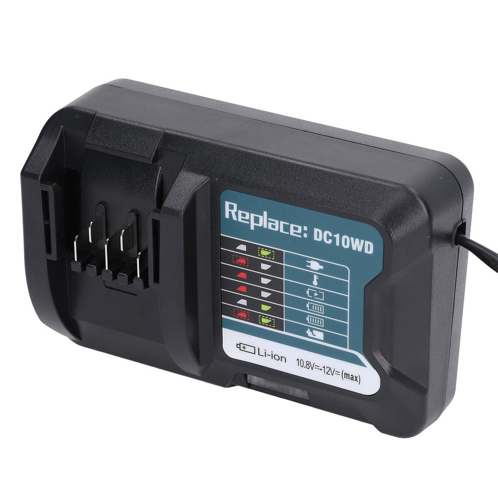 Lithium-Akkuladegerät 100–240 V Eingangsspannung für DC10,8–12 V BL1015 BL1016 DC10WD DC10WC