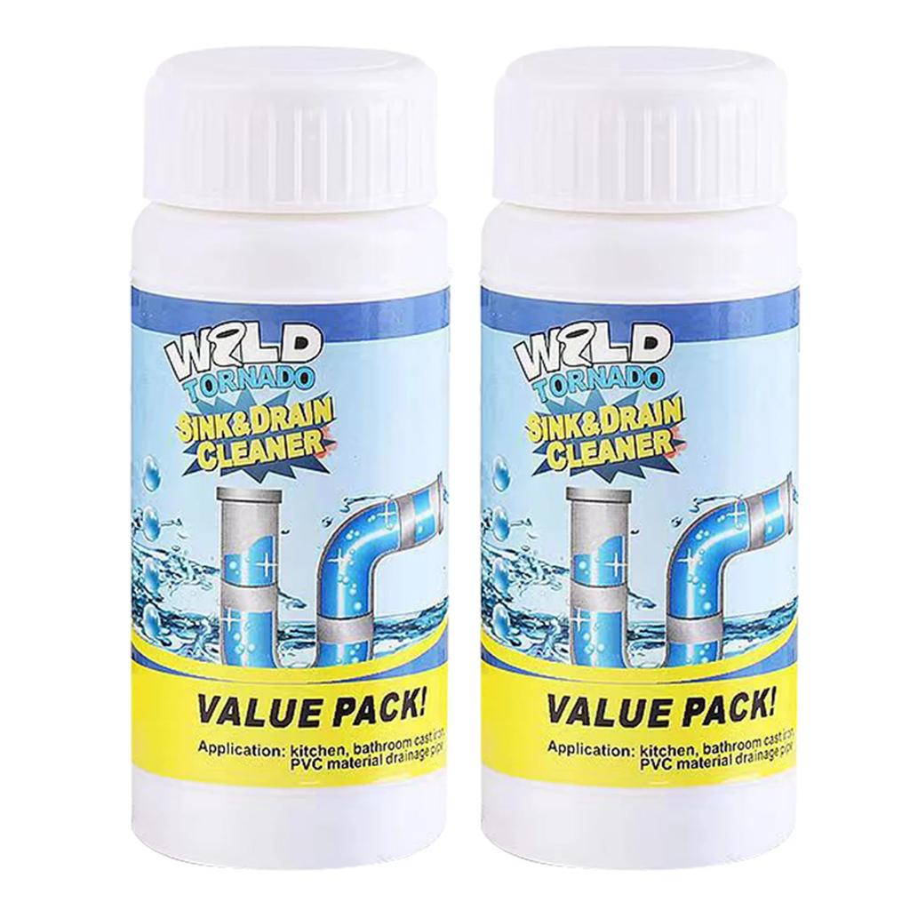 110g Powerful Sink Drain Cleaners Portable Powder Cleaning Tool Super Clog Remover Powder Agent for Kitchen Toilet Pipe Dredging