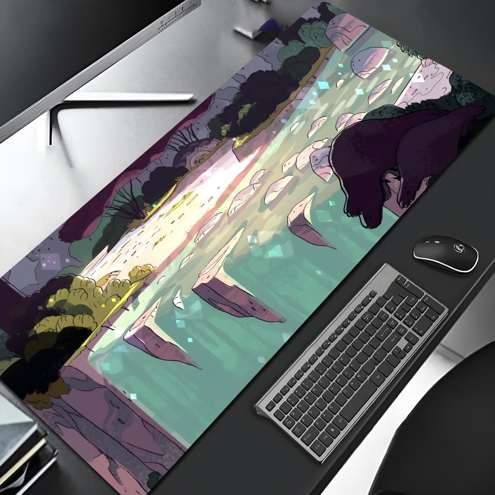 

Steven Universe Mouse Pad Edge Big Gaming Locking Computer Gamer Large Rubber Art Mousepad Laptop Desk Gifts Mat 600x300x2mm
