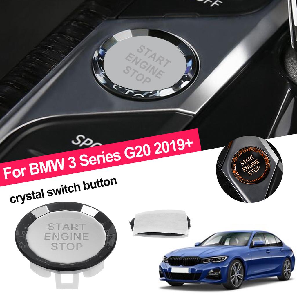 BMW Start Stop Engine Knopf Reparatur Schalter Schutz Kappe Austausch Taste Blau