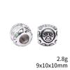 Bead Pendant Accesories Macroporous Big Hole Beads Loose Spacer Accessories Parts Metal Beads Accessories For Women