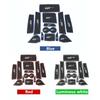 Silica Door Groove Pad Cup Mats Non-Slip Mat For Peugeot 3008 5008 GT 2016 2017 2018      Car Accessories