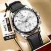 POEDAGAR National Top Swiss Brand New Sports Style Three-Dial Six-Hand Multifunctional Men's Watch