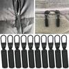 10 Pieces Zipper Puller Replacement Heads Sewing Accessories for Backpack Luggage Handbag