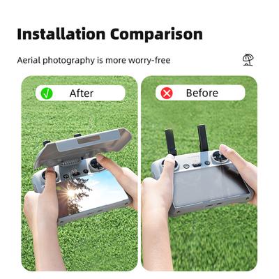 Foldable Sunhood Sunshade Sun Hood Screen Protection Remote Control Sun Hood for DJI RC 2 Remote Control with Screen
