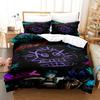 Arcane Anime JinX 3D Bed Linen Set Duvet Cover Set Twin Full Queen King Size Bedding Set Comforter Bedding Sets Arcane Bed Linen