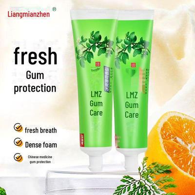 Liangmianzhen Herbal Toothpaste: Gum Protection, Relieves Bleeding, Swelling, Pain, Removes Yellow Stains, Fluoride-free, 105g/200g.