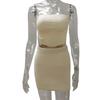 European and American fashion casual suit women's fashion trend women's clothing chest wrap top hip wrap skirt two-piece set