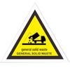 HazWaste Medical Waste Aluminum Warning Sign