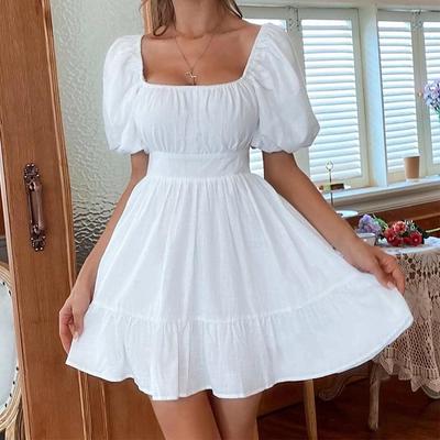 European and American Women's Summer 2024 Sweet Bow Backless Dress