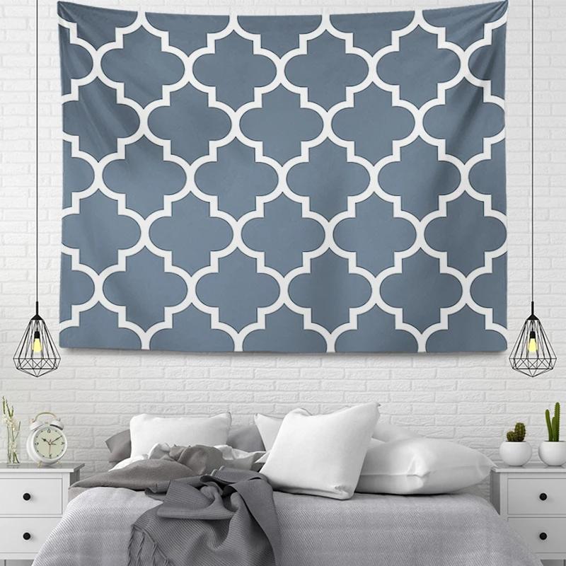 Abstract Geometry Tapestry Wall Hanging Geometric Tapestry For Kids Teens Adults Bedroom DecorModern Simple Wall Tapestry