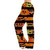 Women's Halloween Print Loose Fit Pajama Pants for Loungewear and Sleep