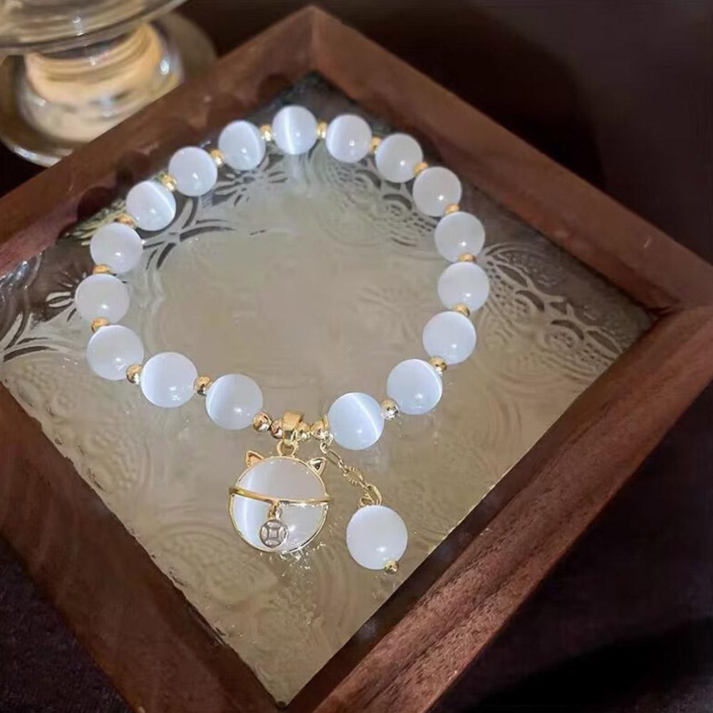 Zircon Butterfly Bracelet for Women – Elastic Cat’s Eye Stone  Jewelry, 2023 New