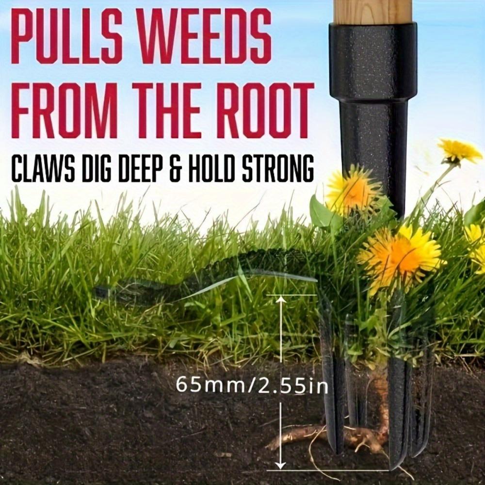 Manual Grass Weeder Claw Weeder Stand Up Weed Puller Root Remover Gardening Weeding Digging Grass Shovel Garden Lawn Accessories