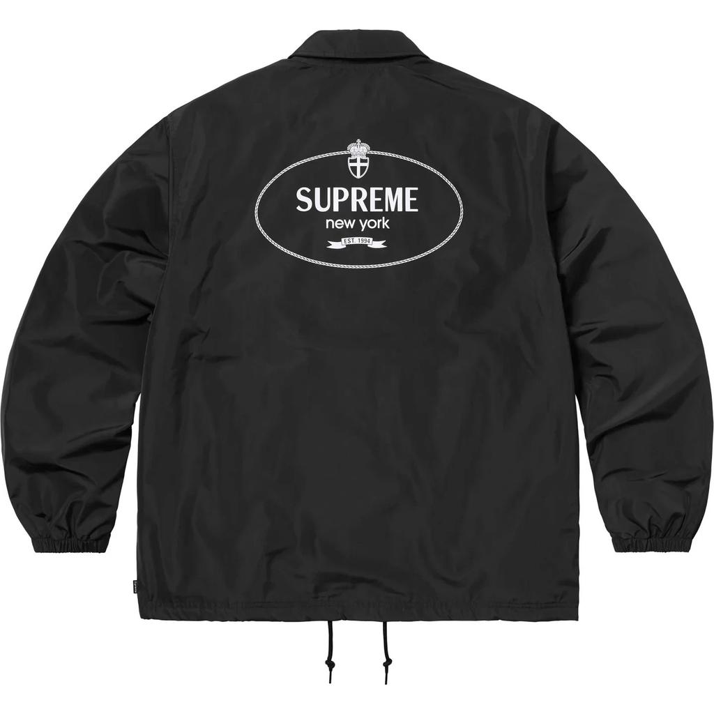 Supreme Crest Coaches Jacket Black