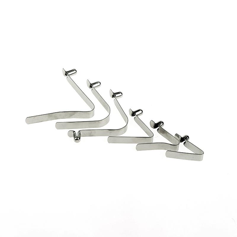 10Pcs V-Shaped Spring Buckle 6Mm Spring Buckle Steel Sheet Vertical Spring Sheet V-Shaped Positioning Spring Sheet