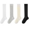Children's Socks Spring and Summer Thin Section A Girls Classic Vertical Calf Socks Student Mesh Comfortable Breathable Stockings