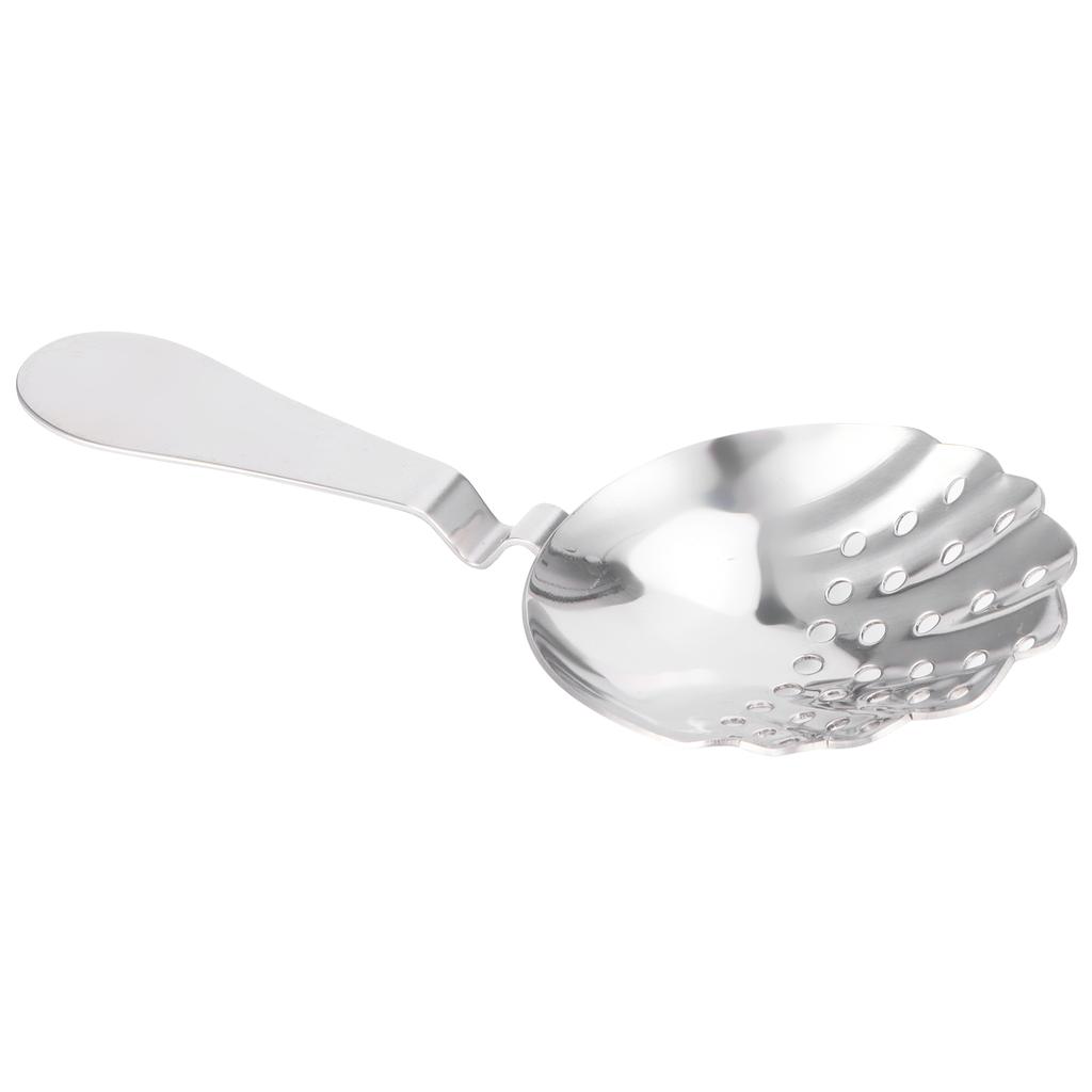Stainless Steel Bar Strainer Ice Spoon Strainer Filter Kitchen Bar Supplies Accessories Silver