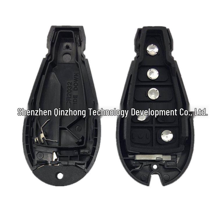Chrysler 4+1 Button Smart Key Shell for Remote Start - Pack of 2