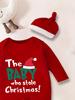 Baby Reindeer Christmas Romper: Cute Long Sleeve Holiday Onesie for Crawling