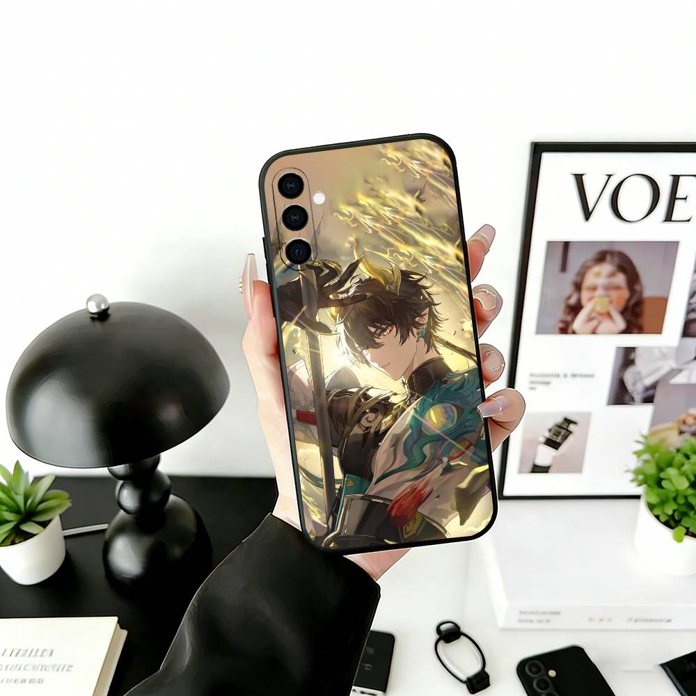 

Чехол для телефона H-Honkai S-Star R-Rail для Samsung Galaxy A73, A72, A71, A70, A53, A52, A51, Мягкий силиконовый черный чехол Samsung a13 5g
