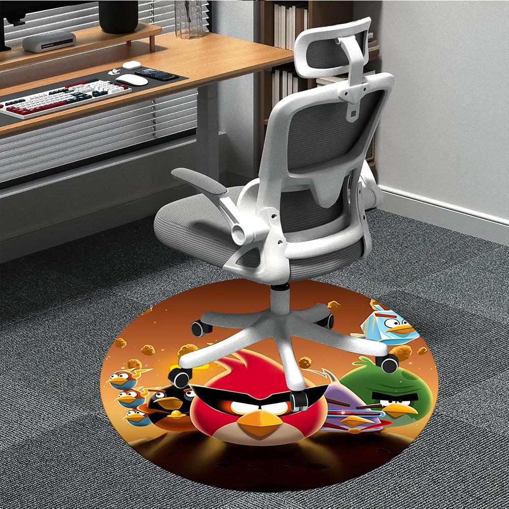 

1pc Office Round Area Rug, Bedroom Living Room Home Decor, Room Deco, Offic a1016151 80cm by 80cm