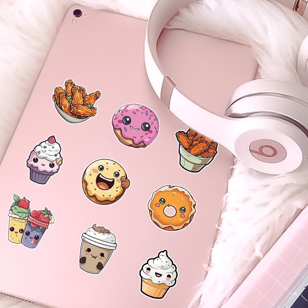 50 Cute Ins Style Stickers Pack Notebook Paper Pencil Box Decoration Stickers Waterproof Creative Cartoon DIY Stickers
