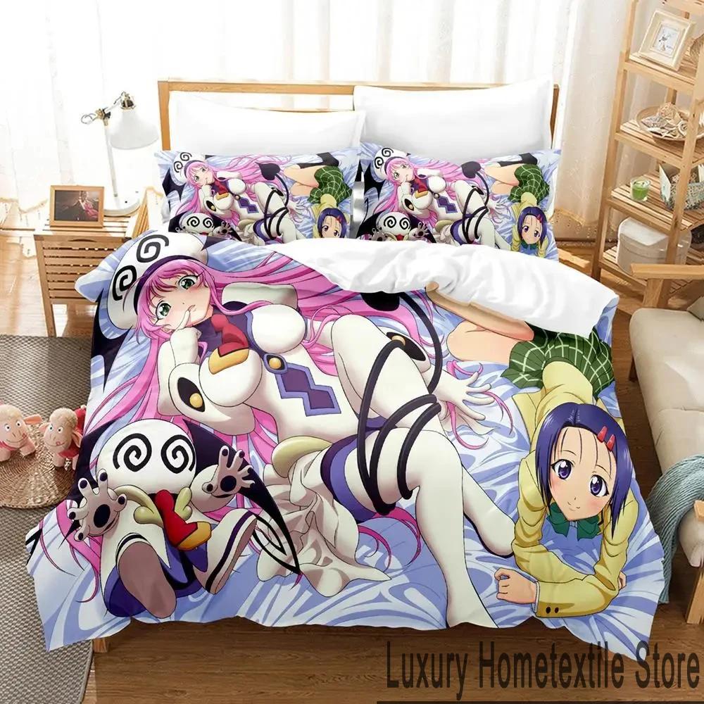 

Comforter 3D Print To Love Ru Darkness Bedding Set Boys Girls Twin Queen King Size Bed Boys Adult Comforter (quilt)-EU Single(135*200cm)3pcs