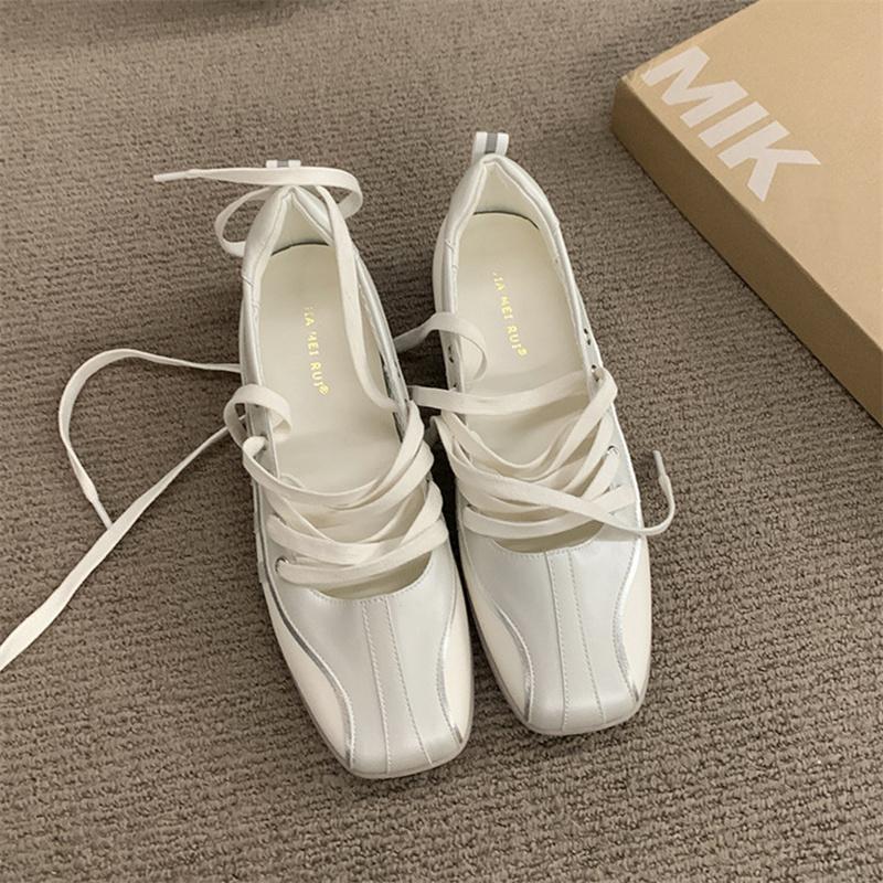 Fashion IPPEUM Women Ballet Flats Sneakers 2025 New Fashion Shoes Mary Janes Ballerina Flat