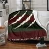 1pc A Nightmare on Elm Street Flannel Throw Blanket - HD Printed Lightweight Soft Warm All-Season Blanket for Sofa, Bed, Travel, Camping 074