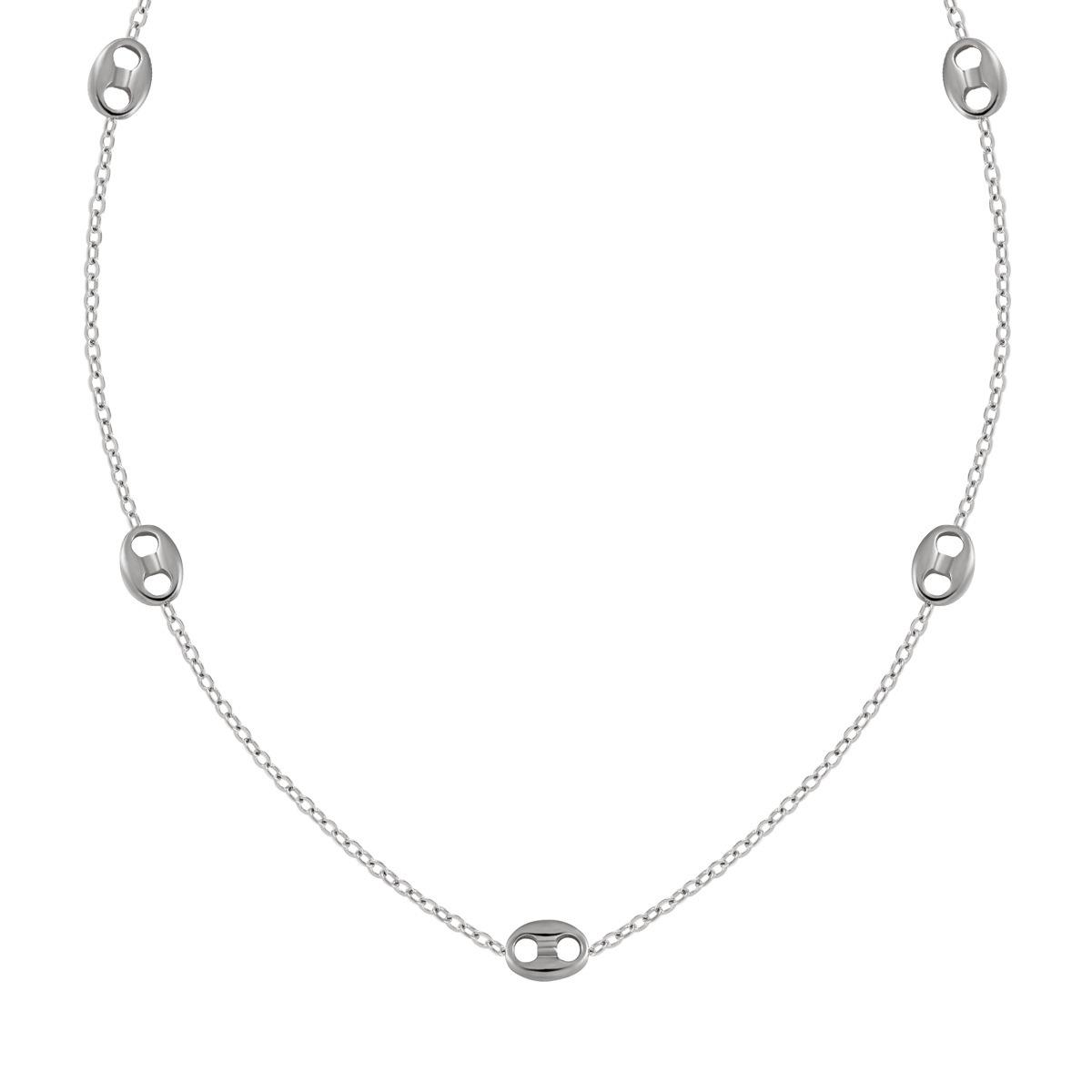 Двухслойное ожерелье «Свиной пятачок» в корейском стиле - Модное женское украшение из титановой стали