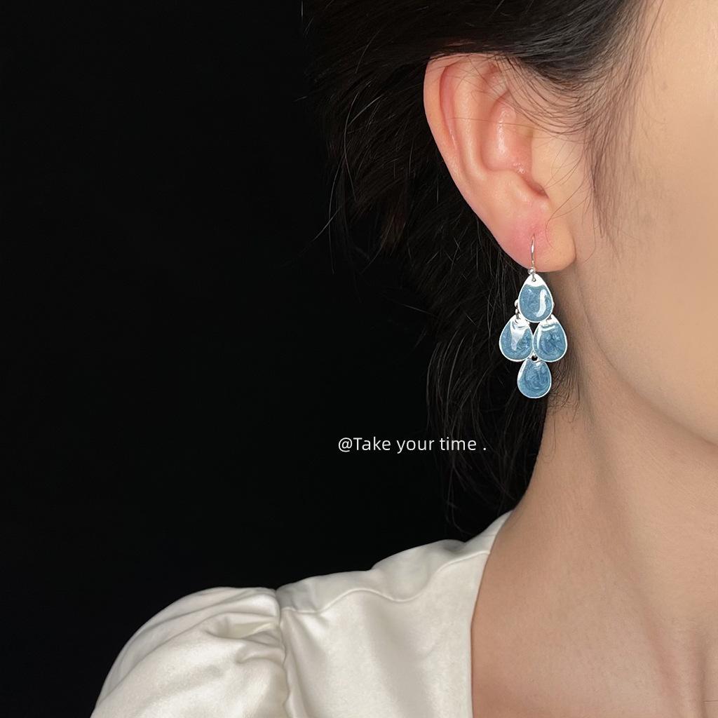 Pendientes Largos con Borlas de Estilo Étnico para Vacaciones