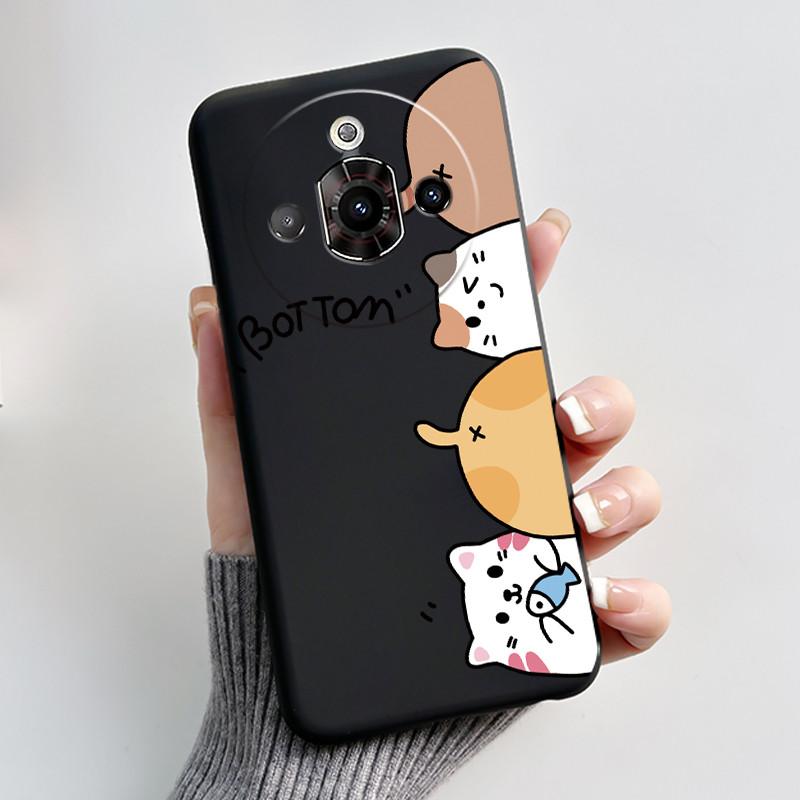 Cute Cartoon Case For ZTE Nubia Focus Pro 5G Capa Printing Shell Protective Cover Coque Soft Silicone Black Casing Fundas