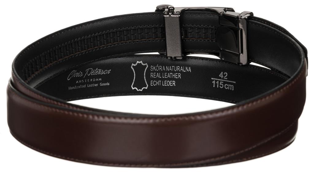 PU+leather strap 35 mm PTN AB35-105-02-PUL BROWN